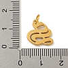 Ion Plating(IP) 304 Stainless Steel Charms STAS-I010-01G-S-3