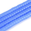 Imitation Jade Glass Beads Strands GLAA-N027-3x6mm-03-1