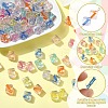 200Pcs Transparent Acrylic Beads TACR-YW0003-45-3