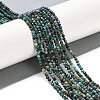 Natural Chrysocolla and Lapis Lazuli Beads Strands G-P542-A03-02-2