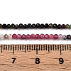 Gradient Color Natural Tourmaline Beads Strands G-T141-68B-6