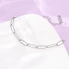 4MM 304 Stainless Steel Paperclip Chain Bracelets SA-CBA4160-22P-3