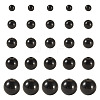 100Pcs 5 Styles Opaque Acrylic Beads MACR-TADJ0001-12B-1