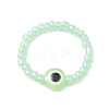 Resin Evil Eye Finger Rings RJEW-JR00686-4