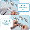 4Pcs 2 Styles Alloy Glass Cabochons DIY-GF0013-79-3