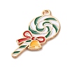 Alloy Enamel Pendants ENAM-B030-02G-10-2