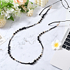 1Pc Polymer Clay with Alloy and Crystal Neck Strap for Eyeglasses AJEW-CN0005-04A-4