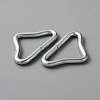 ABS Plastic Triangle Ring Buckles FIND-WH0110-224-2