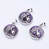 Natural Amethyst Pendants X-G-K234-A03-1