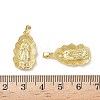 Brass Pendants KK-P334-13G-3