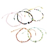 Adjustable Nylon Thread Braided Bead Bracelets BJEW-JB05658-1