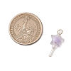 5Pcs Acrylic & Glass Pendants PALLOY-JF03526-01-5