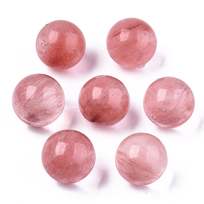 Cherry Quartz Glass Beads LS-G-R483-10-8mm-1
