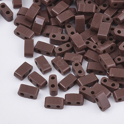 FGB 2-Hole Glass Seed Beads X-SEED-S031-M-046-1