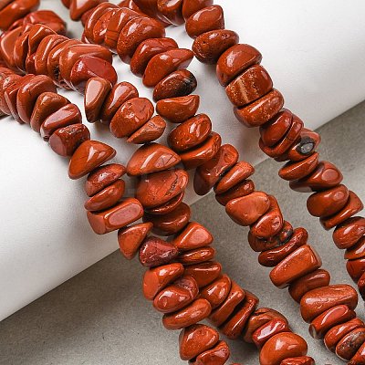 Natural Red Jasper Beads Strands G-A285-A08-01-1