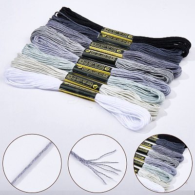 1 Bag 6-Ply Cotton Embroidery Floss DIY-DJ0005-19-1