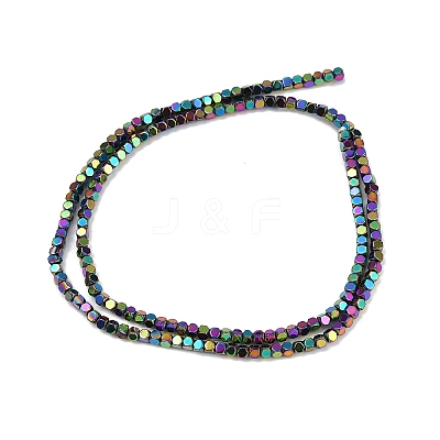 Electroplate Non-magnetic Synthetic Hematite Beads Strands G-I175-09-M-1