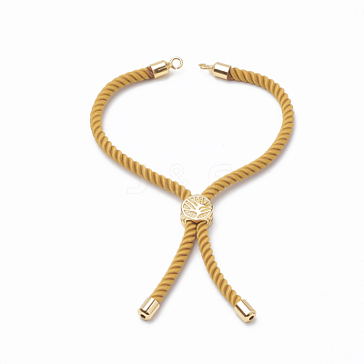 Nylon Twisted Cord Bracelet Making MAK-T003-12G-1