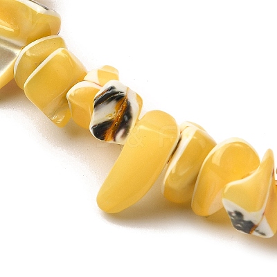 Natural Trochid Shell/Trochus Shell Beads Strands SHEL-B003-02H-1