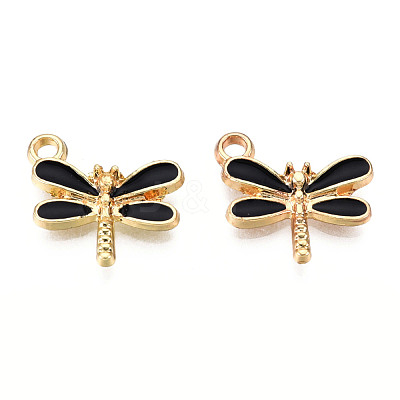 Light Gold Plated Alloy Charms ENAM-T009-02A-1