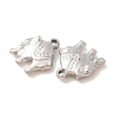 201 Stainless Steel Charms SA-CBA8423-12P-D-1