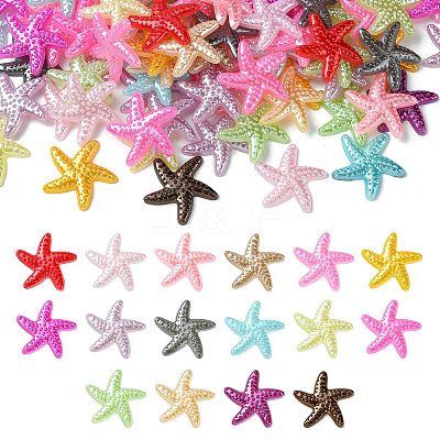 ABS Plastic Imitation Pearl Cabochons OACR-YW0001-77-1