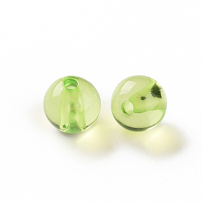 Transparent Acrylic Beads X-MACR-S370-A10mm-729-1