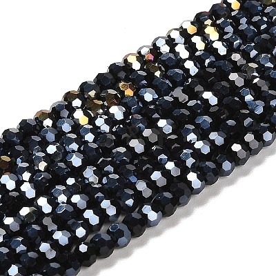 Opaque Glass Beads Stands EGLA-A035-P4mm-B18-1