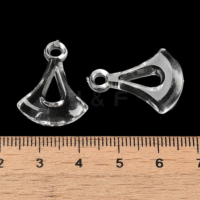 Transparent Acrylic Pendants TACR-G048-42-1