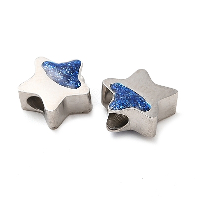 304 Stainless Steel Beads STAS-E198-04P-1
