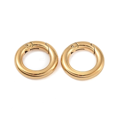 Ion Plating(IP) 316 Stainless Steel Spring Gate Rings STAS-M296-01G-C-1