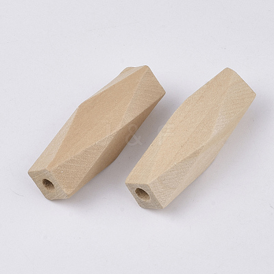 Natural Wood Beads WOOD-Q039-05I-1
