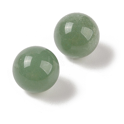Natural Green Aventurine No Hole Sphere Beads G-K353-04C-02-1