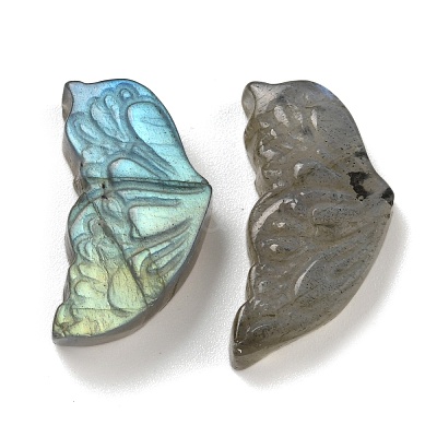 Natural Labradorite Carved Cabochons G-C152-03A-1