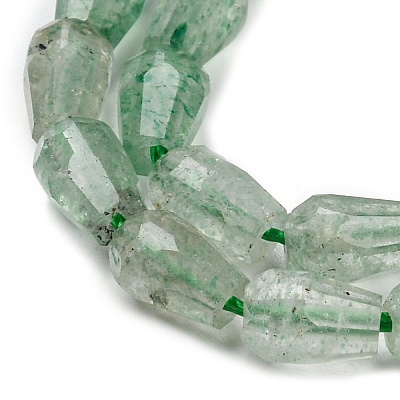 Natural Green Strawberry Quartz Beads Strands G-C080-B04-01-1