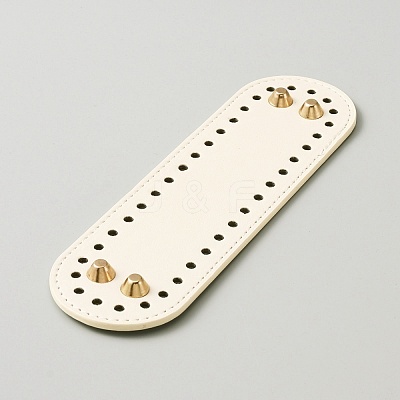 PU Leather Knitting Crochet Bags Nail Bottom Shaper Pad FIND-WH0114-84A-02-1