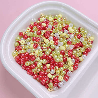 Opaque Acrylic Beads LS-OACR-CJC0001-28H-1