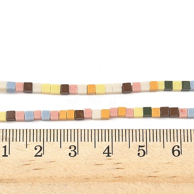 Handmade Porcelain Imitation Lava Rock Beads Strands PORC-A029-04A-1