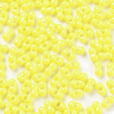 Baking Paint Glass Seed Beads SEED-A033-04I-1