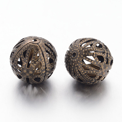 Iron Filigree Beads E589Y-NFAB-1