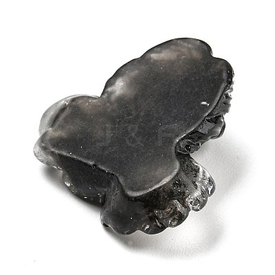 Black Theme Resin Cabochons RESI-Q219-01A-1