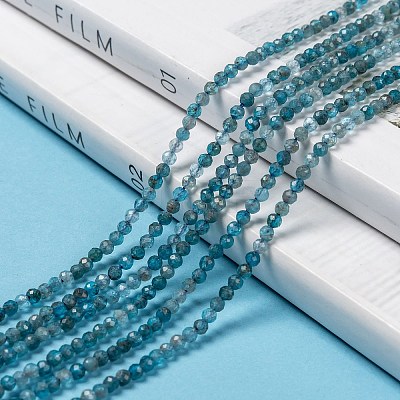 Natural Apatite Beads Strands LS-G-K185-02-1