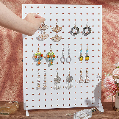 Iron Earring Display Stands EDIS-WH0033-07A-1