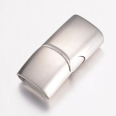 Tarnish Resistant 304 Stainless Steel Magnetic Clasps STAS-P100-10P-1