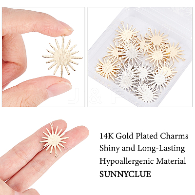 20Pcs 2 Colors Brass Links Connectors KK-SC0002-09-1