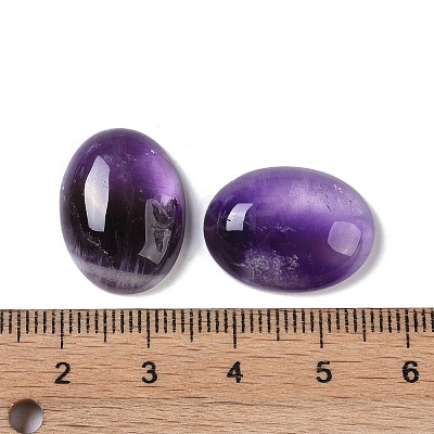 Natural Amethyst Cabochons G-B080-01A-03-1
