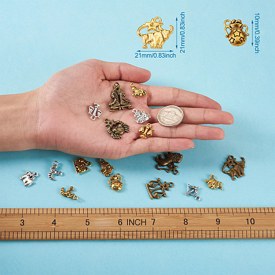 Alloy Pendants PALLOY-PJ0001-09-RS-1
