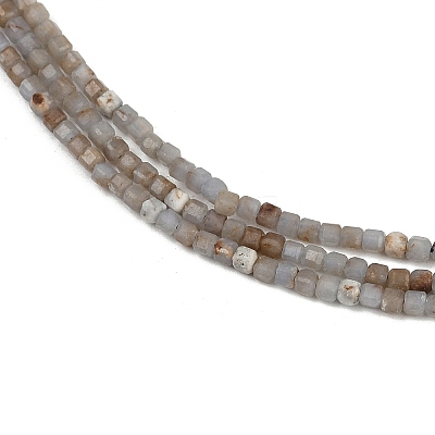 Natural Angelite Beads Strands G-RM2025-D45-2x2mm-1