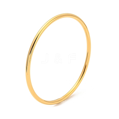 7Pcs Ion Plating(IP) 304 Stainless Steel Polishing Plain Bangles Kit BJEW-G695-01G-1