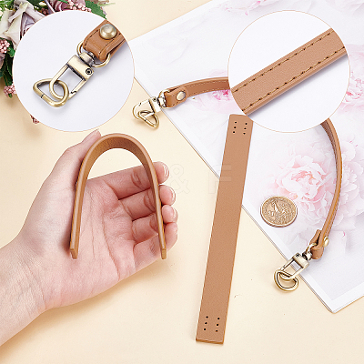 Leather with Alloy Chain Bag Strap FIND-WR0003-88-1